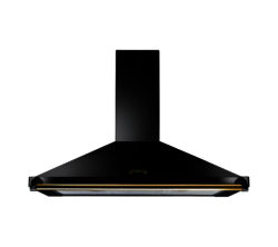RANGEMASTER Classic CLAHDC90BB/ Chimney Cooker Hood - Black & Brass